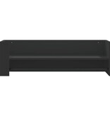 VidaXL Wandschap 100x35x30,5 cm bewerkt hout zwart