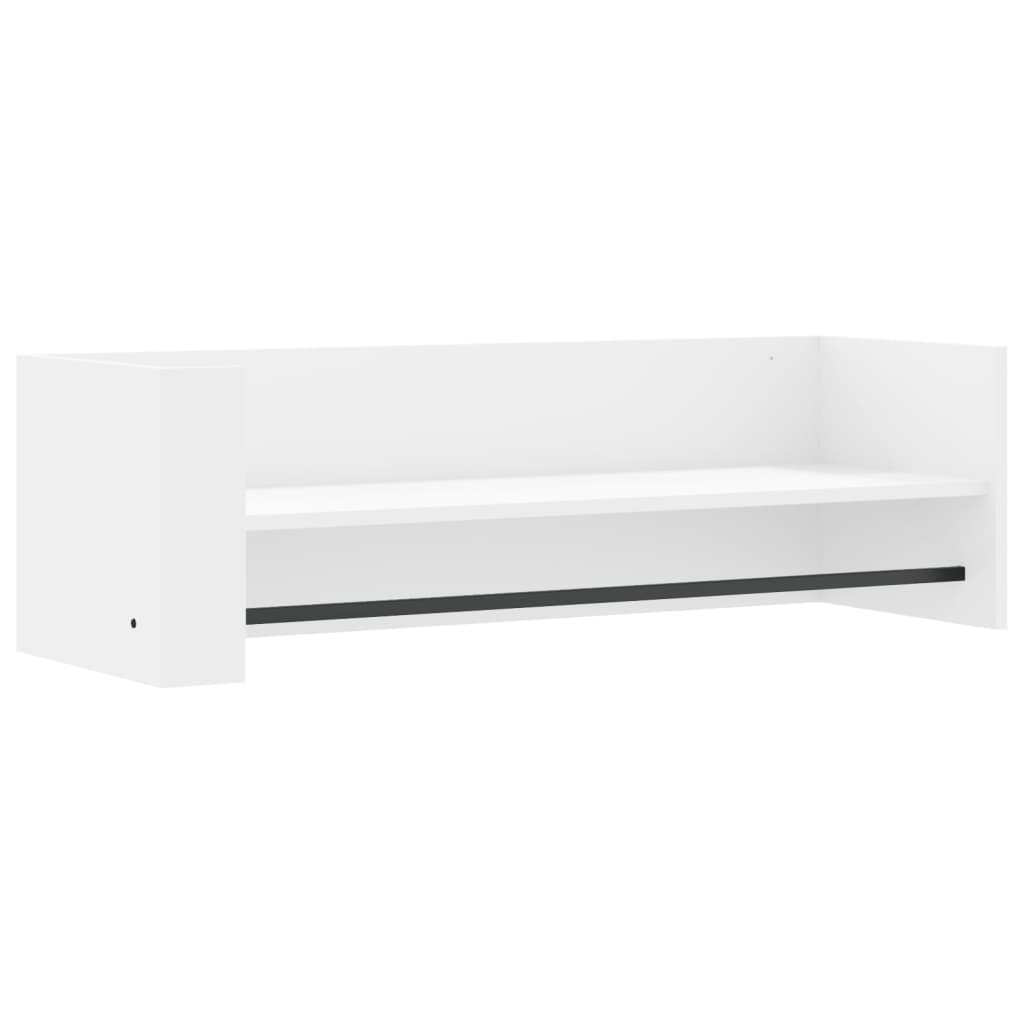 VidaXL Wandschap 100x35x30,5 cm bewerkt hout wit