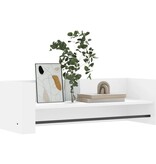 VidaXL Wandschap 100x35x30,5 cm bewerkt hout wit