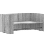 VidaXL Wandschap 70,5x35x30,5cm bewerkt hout grijs sonoma eikenkleurig
