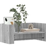 VidaXL Wandschap 70,5x35x30,5cm bewerkt hout grijs sonoma eikenkleurig