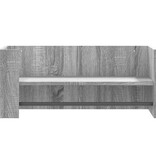VidaXL Wandschap 70,5x35x30,5cm bewerkt hout grijs sonoma eikenkleurig