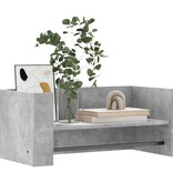 VidaXL Wandschap 70,5x35x30,5 cm bewerkt hout betongrijs
