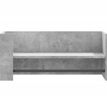 VidaXL Wandschap 70,5x35x30,5 cm bewerkt hout betongrijs