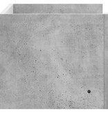 VidaXL Wandschap 70,5x35x30,5 cm bewerkt hout betongrijs