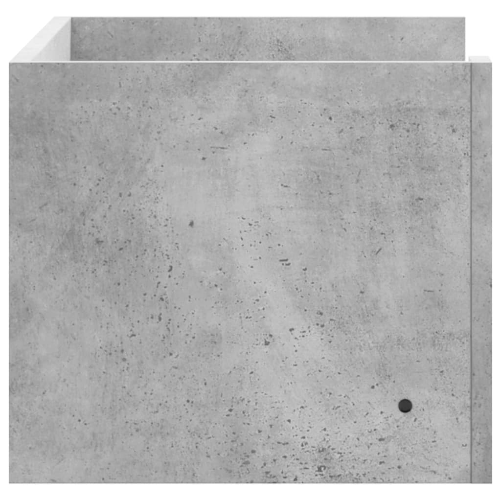 VidaXL Wandschap 70,5x35x30,5 cm bewerkt hout betongrijs