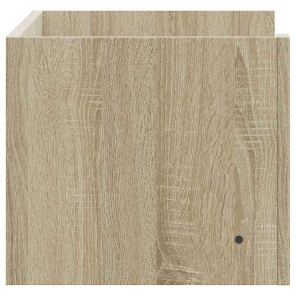 VidaXL Wandschap 70,5x35x30,5 cm bewerkt hout sonoma eikenkleurig