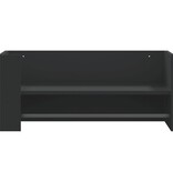 VidaXL Wandschap 70,5x35x30,5 cm bewerkt hout zwart