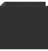 VidaXL Wandschap 70,5x35x30,5 cm bewerkt hout zwart