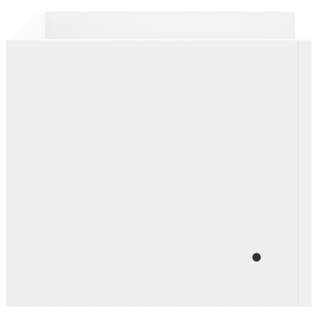 VidaXL Wandschap 70,5x35x30,5 cm bewerkt hout wit