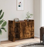 VidaXL Dressoir 100x35x75 cm bewerkt hout gerookt eikenkleurig
