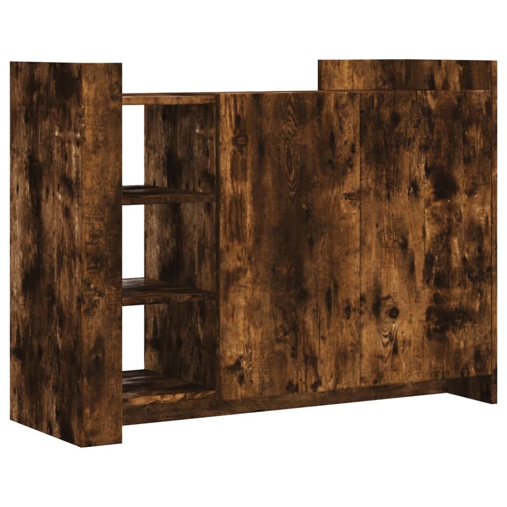 VidaXL Dressoir 100x35x75 cm bewerkt hout gerookt eikenkleurig
