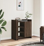 VidaXL Dressoir 73,5x35x75 cm bewerkt hout bruin eikenkleur