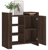 VidaXL Dressoir 73,5x35x75 cm bewerkt hout bruin eikenkleur