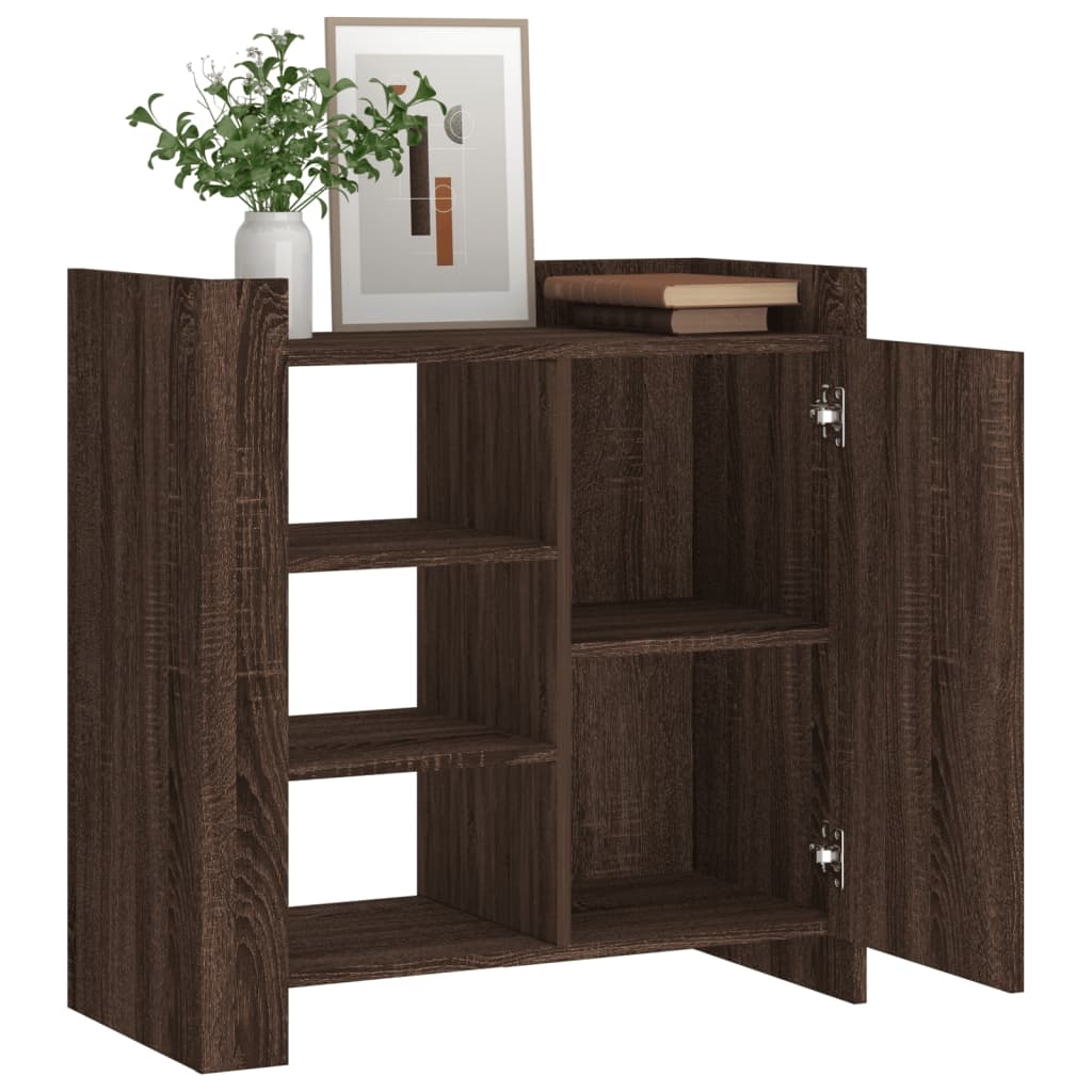 VidaXL Dressoir 73,5x35x75 cm bewerkt hout bruin eikenkleur