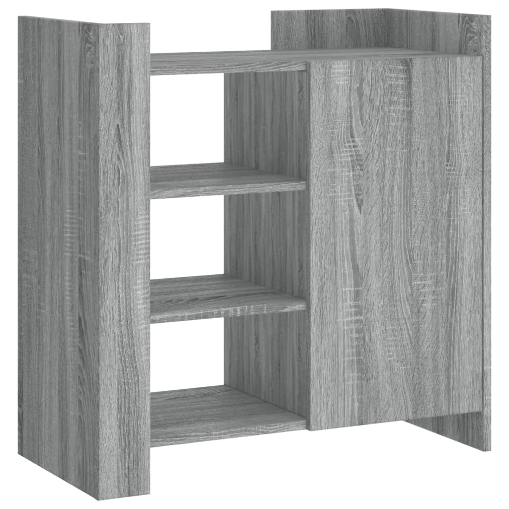 VidaXL Dressoir 73,5x35x75 cm bewerkt hout grijs sonoma eikenkleurig