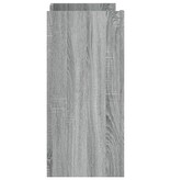 VidaXL Dressoir 73,5x35x75 cm bewerkt hout grijs sonoma eikenkleurig