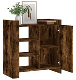 VidaXL Dressoir 73,5x35x75 cm bewerkt hout gerookt eikenkleurig