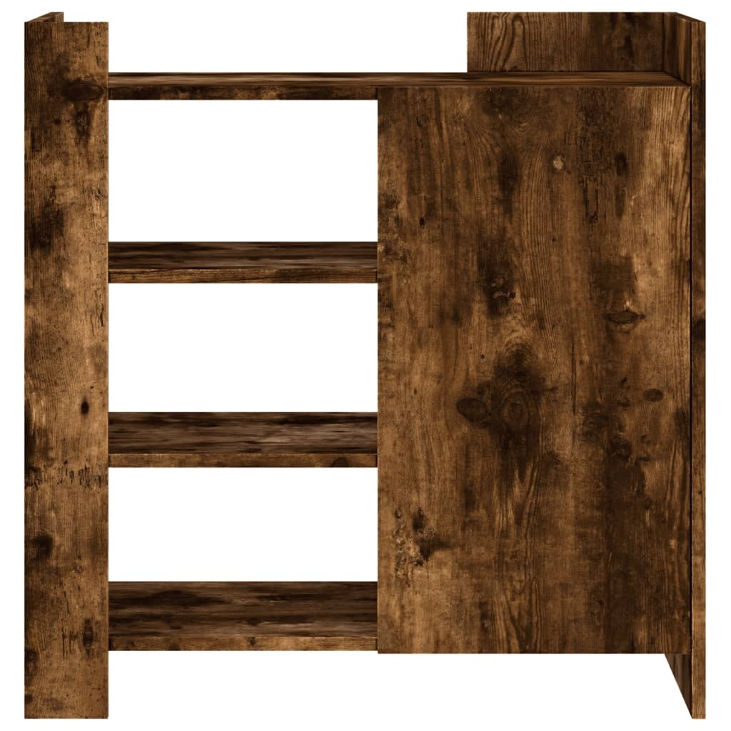 VidaXL Dressoir 73,5x35x75 cm bewerkt hout gerookt eikenkleurig