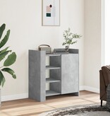 VidaXL Dressoir 73,5x35x75 cm bewerkt hout betongrijs