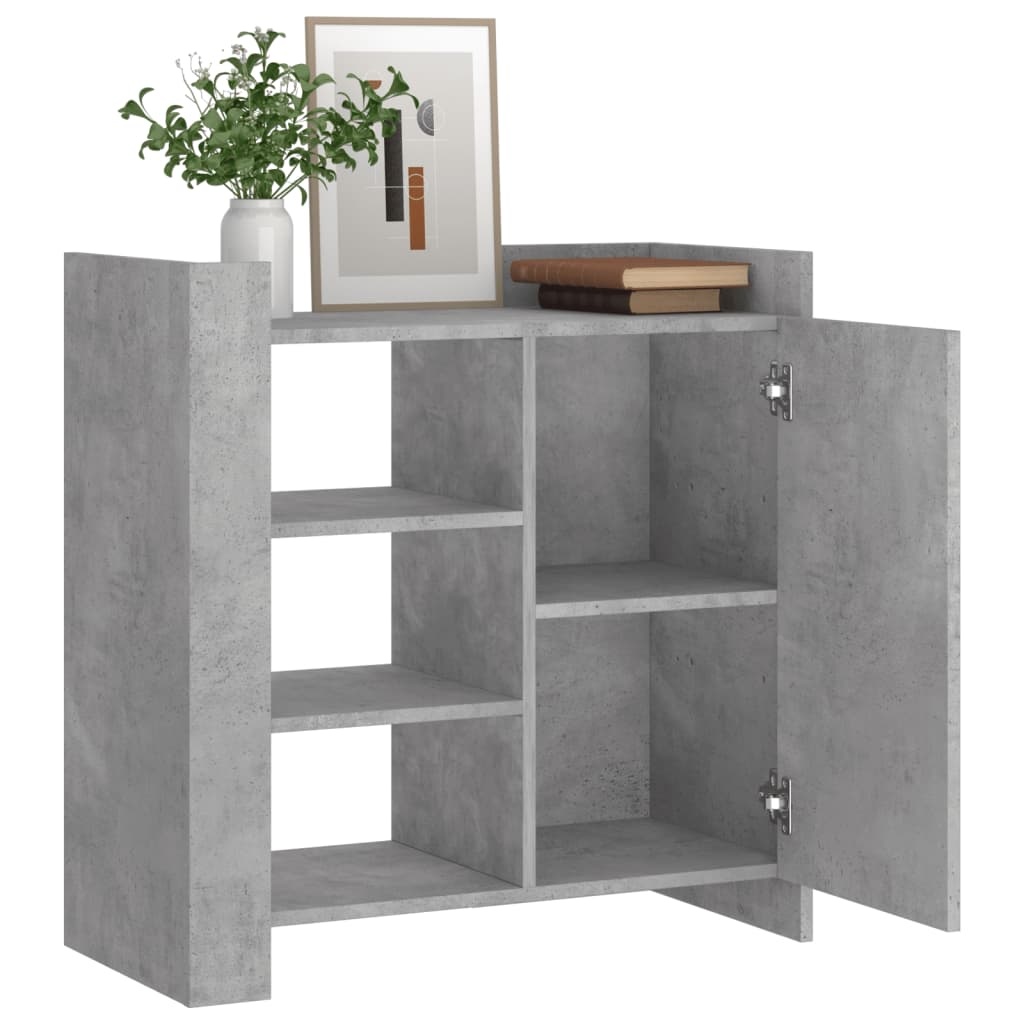 VidaXL Dressoir 73,5x35x75 cm bewerkt hout betongrijs