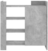 VidaXL Dressoir 73,5x35x75 cm bewerkt hout betongrijs