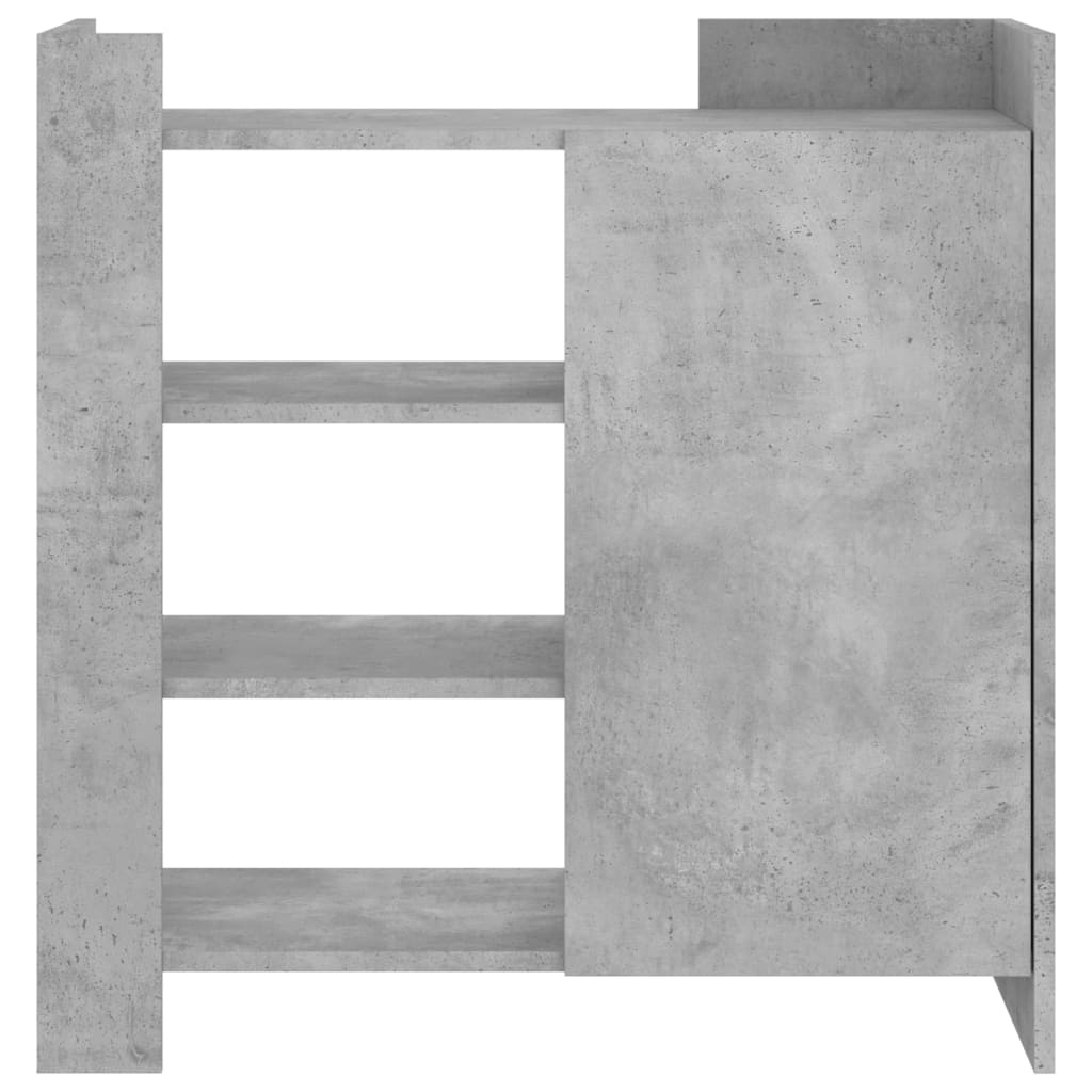 VidaXL Dressoir 73,5x35x75 cm bewerkt hout betongrijs