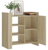 VidaXL Dressoir 73,5x35x75 cm bewerkt hout sonoma eikenkleurig