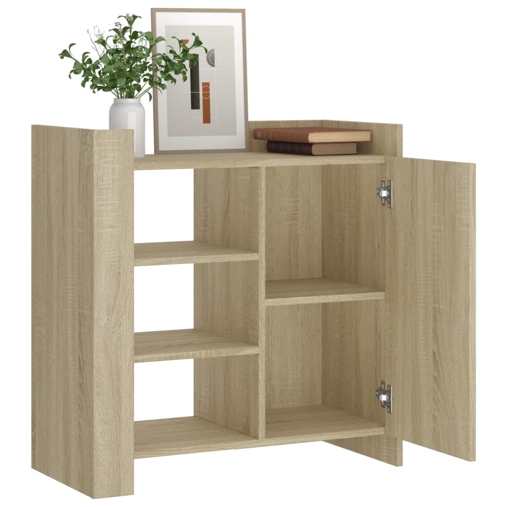 VidaXL Dressoir 73,5x35x75 cm bewerkt hout sonoma eikenkleurig