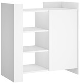 VidaXL Dressoir 73,5x35x75 cm bewerkt hout wit