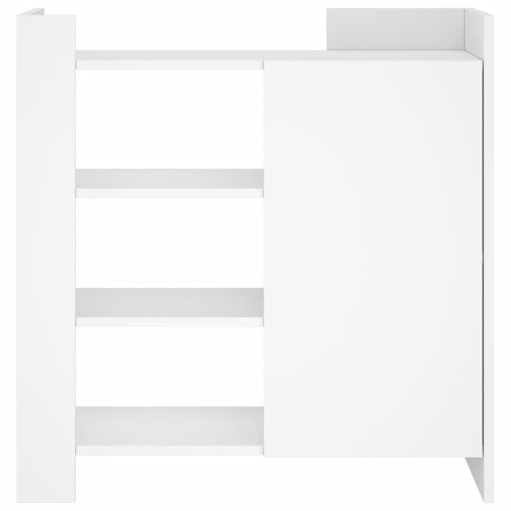 VidaXL Dressoir 73,5x35x75 cm bewerkt hout wit