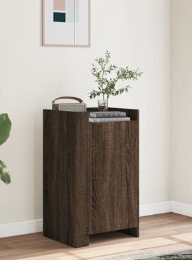 VidaXL Dressoir 45x35x75 cm bewerkt hout bruin eikenkleurig