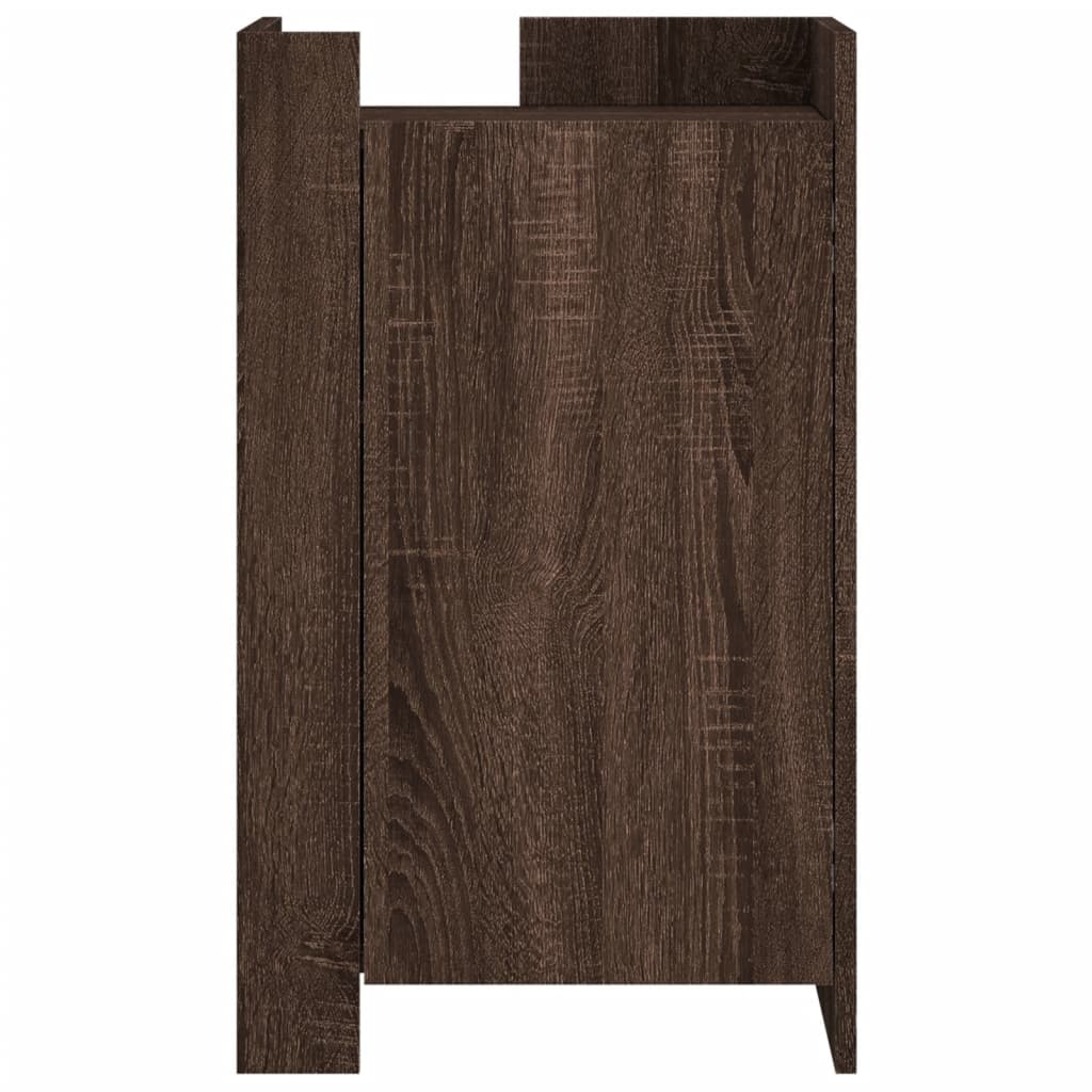 VidaXL Dressoir 45x35x75 cm bewerkt hout bruin eikenkleurig
