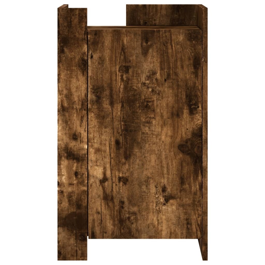 VidaXL Dressoir 45x35x75 cm bewerkt hout gerookt eikenkleurig