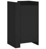 VidaXL Dressoir 45x35x75 cm bewerkt hout zwart