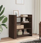 VidaXL Dressoir 73,5x35x75 cm bewerkt hout bruin eikenkleur