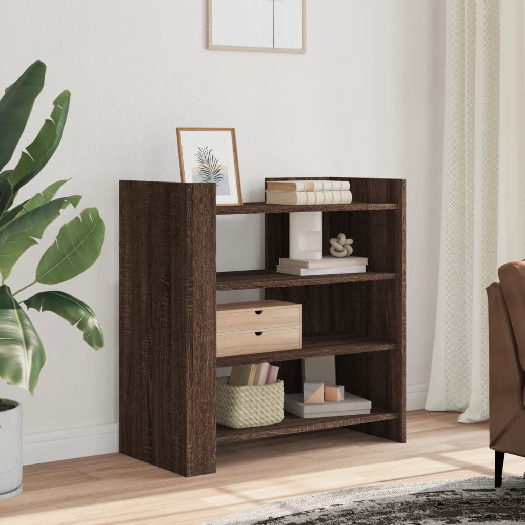 VidaXL Dressoir 73,5x35x75 cm bewerkt hout bruin eikenkleur