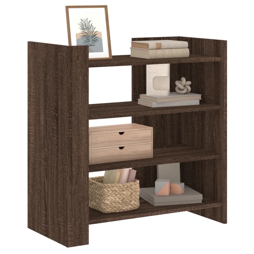 VidaXL Dressoir 73,5x35x75 cm bewerkt hout bruin eikenkleur