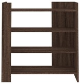 VidaXL Dressoir 73,5x35x75 cm bewerkt hout bruin eikenkleur