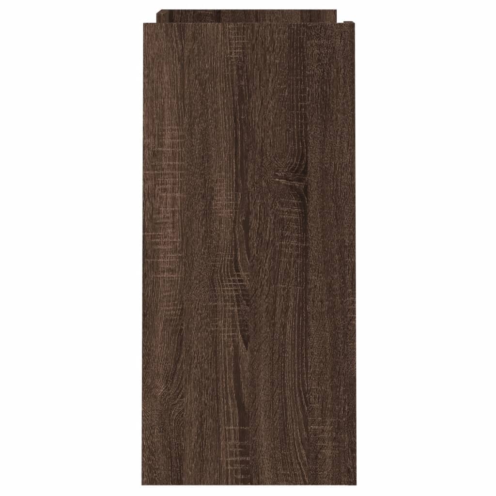 VidaXL Dressoir 73,5x35x75 cm bewerkt hout bruin eikenkleur