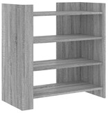 VidaXL Dressoir 73,5x35x75 cm bewerkt hout grijs sonoma eikenkleurig