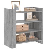 VidaXL Dressoir 73,5x35x75 cm bewerkt hout grijs sonoma eikenkleurig