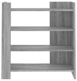 VidaXL Dressoir 73,5x35x75 cm bewerkt hout grijs sonoma eikenkleurig