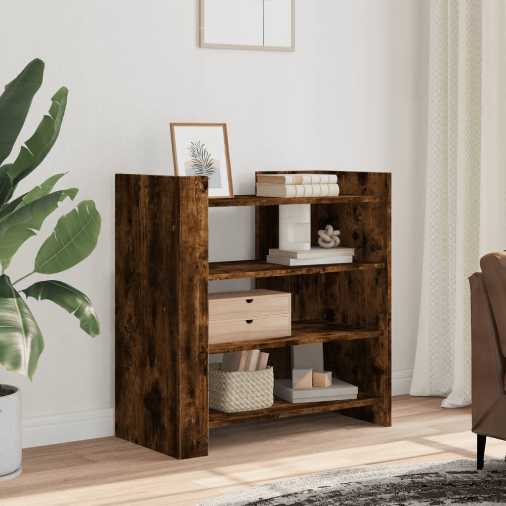 VidaXL Dressoir 73,5x35x75 cm bewerkt hout gerookt eikenkleurig