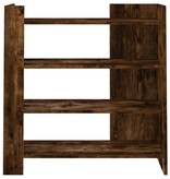 VidaXL Dressoir 73,5x35x75 cm bewerkt hout gerookt eikenkleurig