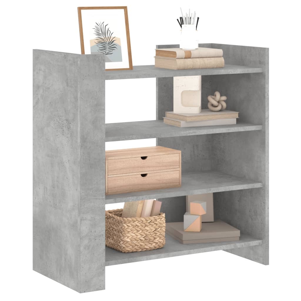VidaXL Dressoir 73,5x35x75 cm bewerkt hout betongrijs