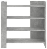 VidaXL Dressoir 73,5x35x75 cm bewerkt hout betongrijs