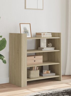 VidaXL Dressoir 73,5x35x75 cm bewerkt hout sonoma eikenkleurig
