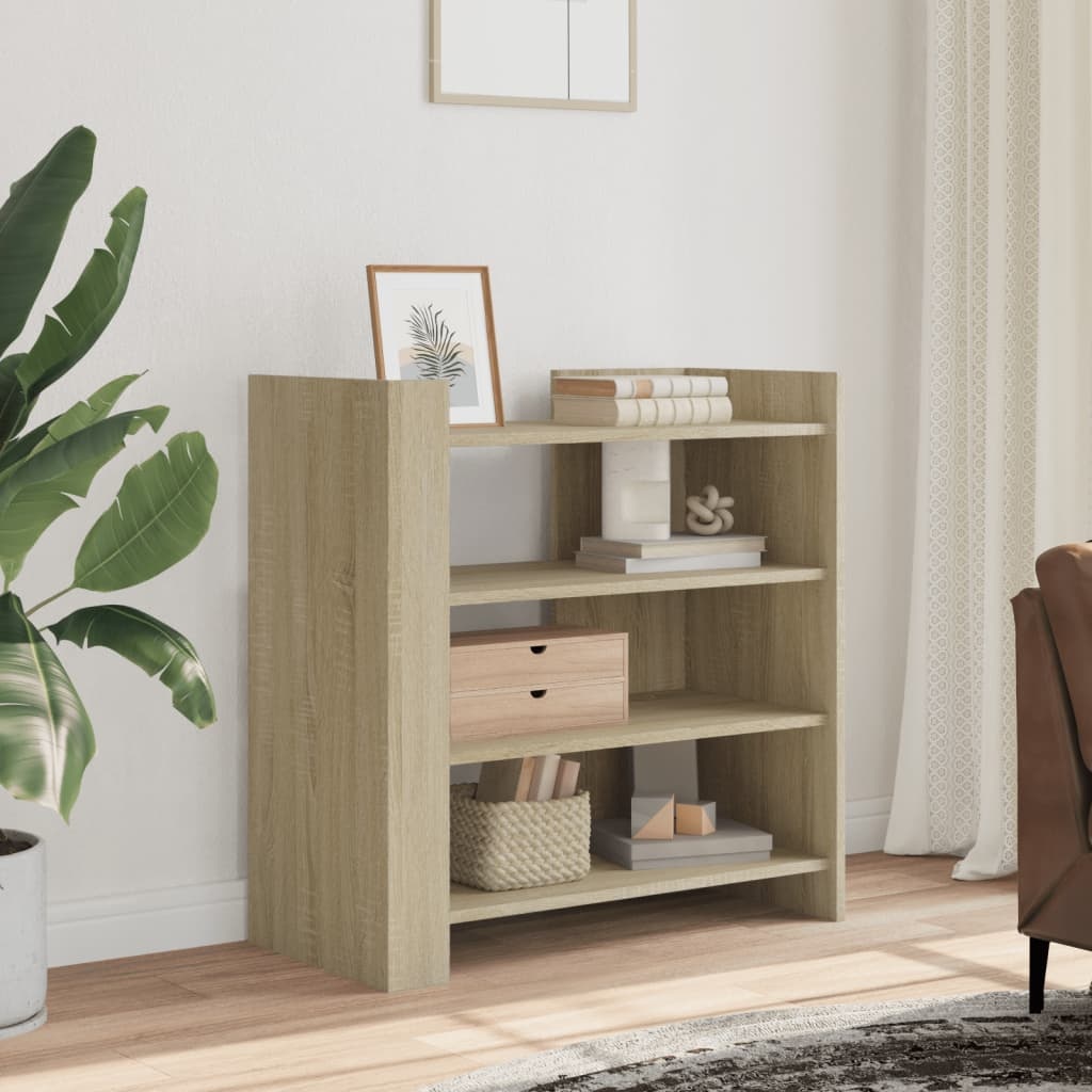 VidaXL Dressoir 73,5x35x75 cm bewerkt hout sonoma eikenkleurig