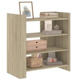 VidaXL Dressoir 73,5x35x75 cm bewerkt hout sonoma eikenkleurig